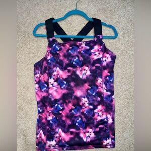 Champion Women's Purple and Pink Top